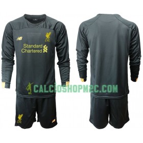 Liverpool Portiere Bambino Maglia Prima 2019/2020 Manica Lunga (+ Pantaloncini)